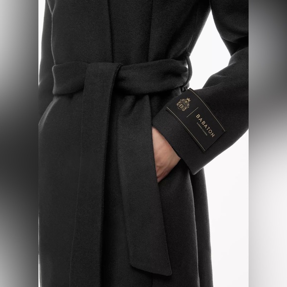 Aritzia Babaton Conan Wool Coat Long - Picture 4 of 7